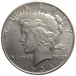1934-S Peace Dollar
