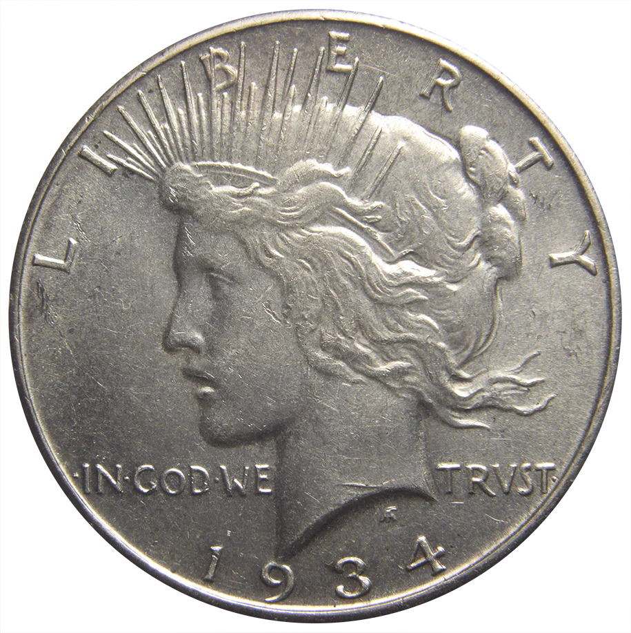1934-S Peace Dollar